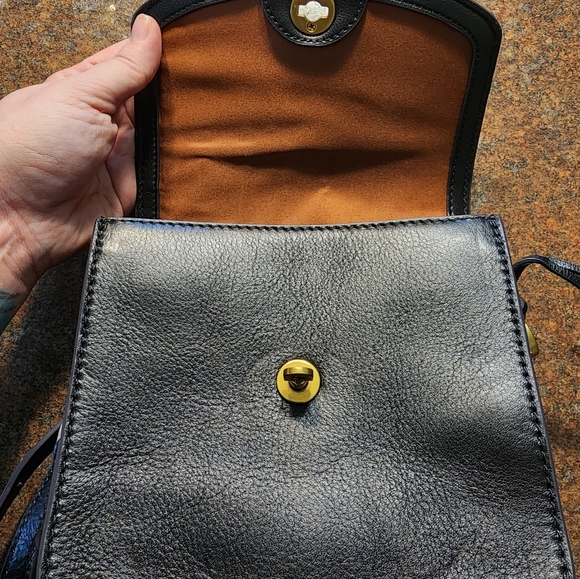 Fossil Brand Gray Tones Patchwork Ainsley Crossbody - Picture 6 of 9